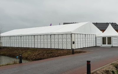 Aluminium tent - 20 meter breed - tenten